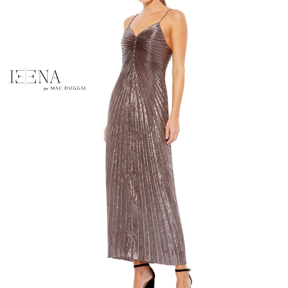 Mac Duggal 2153 Silk Shimmer Dress